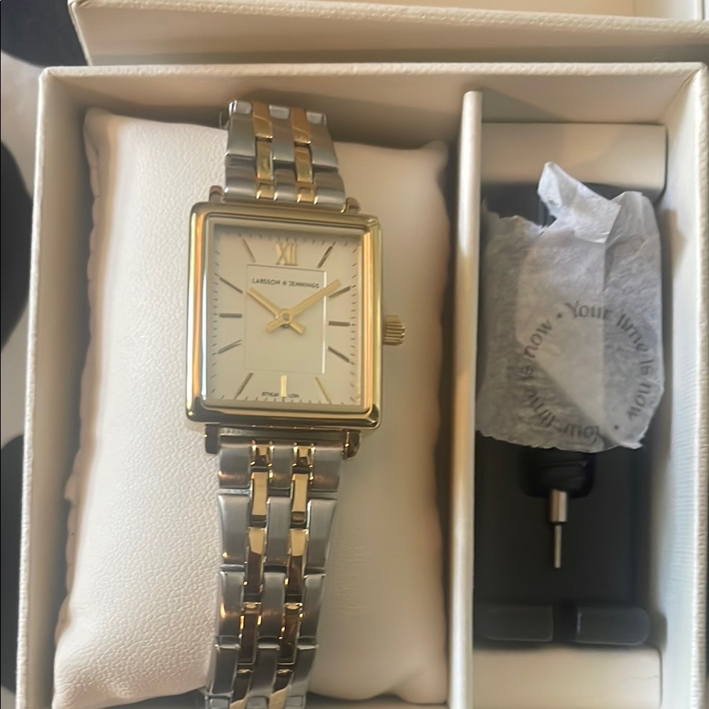 Gold and Silver Women's Watch
